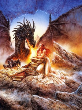 Fantaisie œuvres - rêves dragon Magique